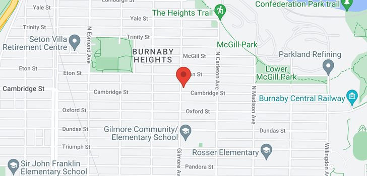 map of 216 N GILMORE AVENUE